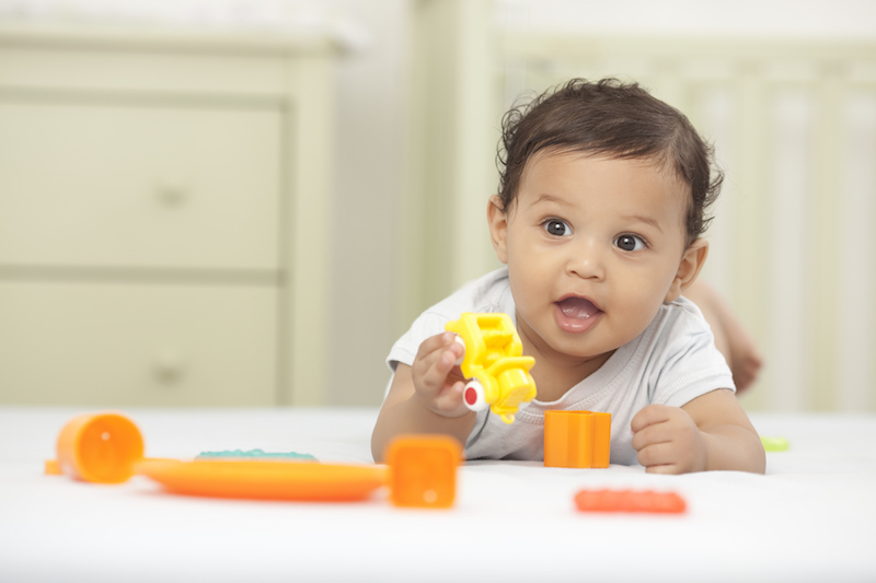 The beginnings of play for babies 3-6 months