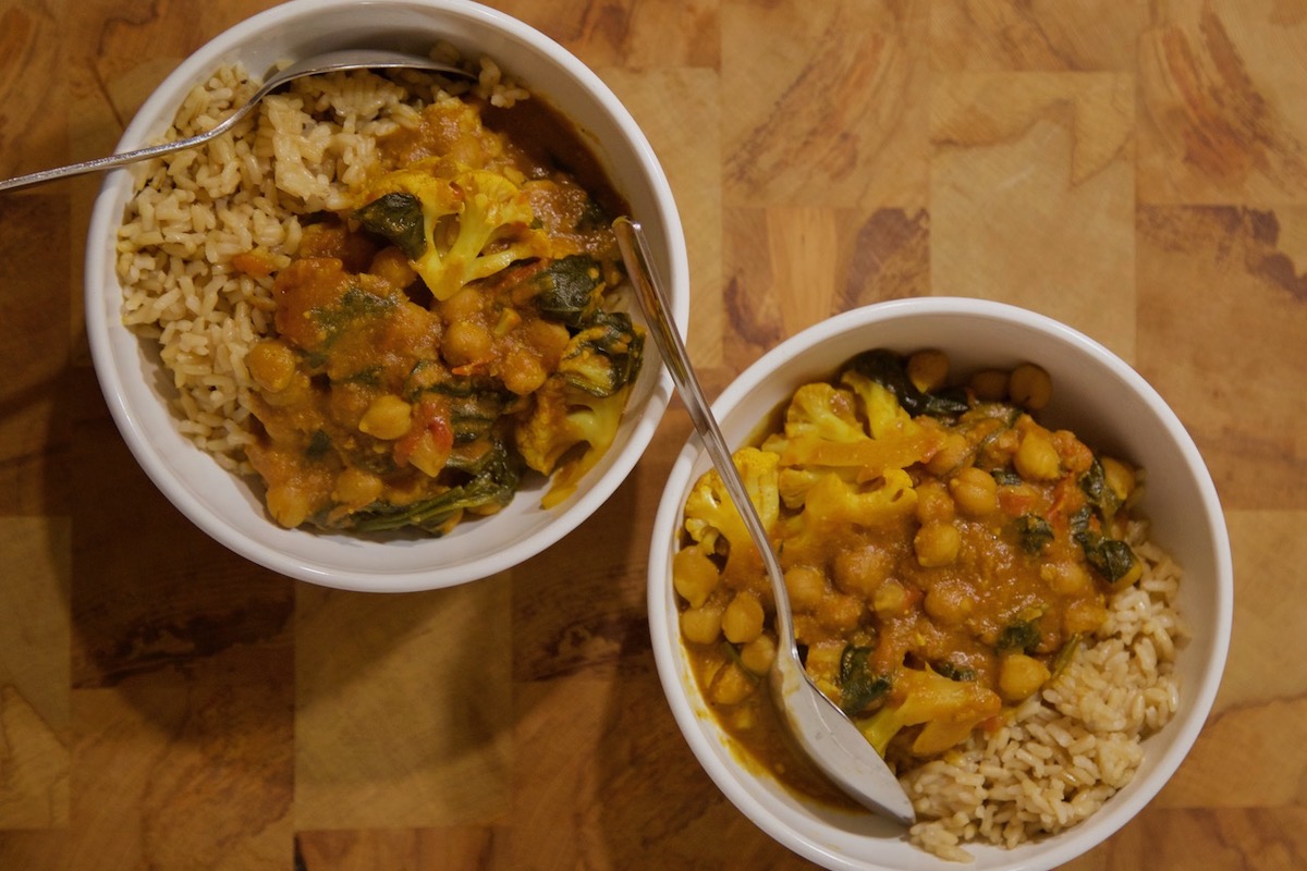 Butter Chickpea Curry recipe