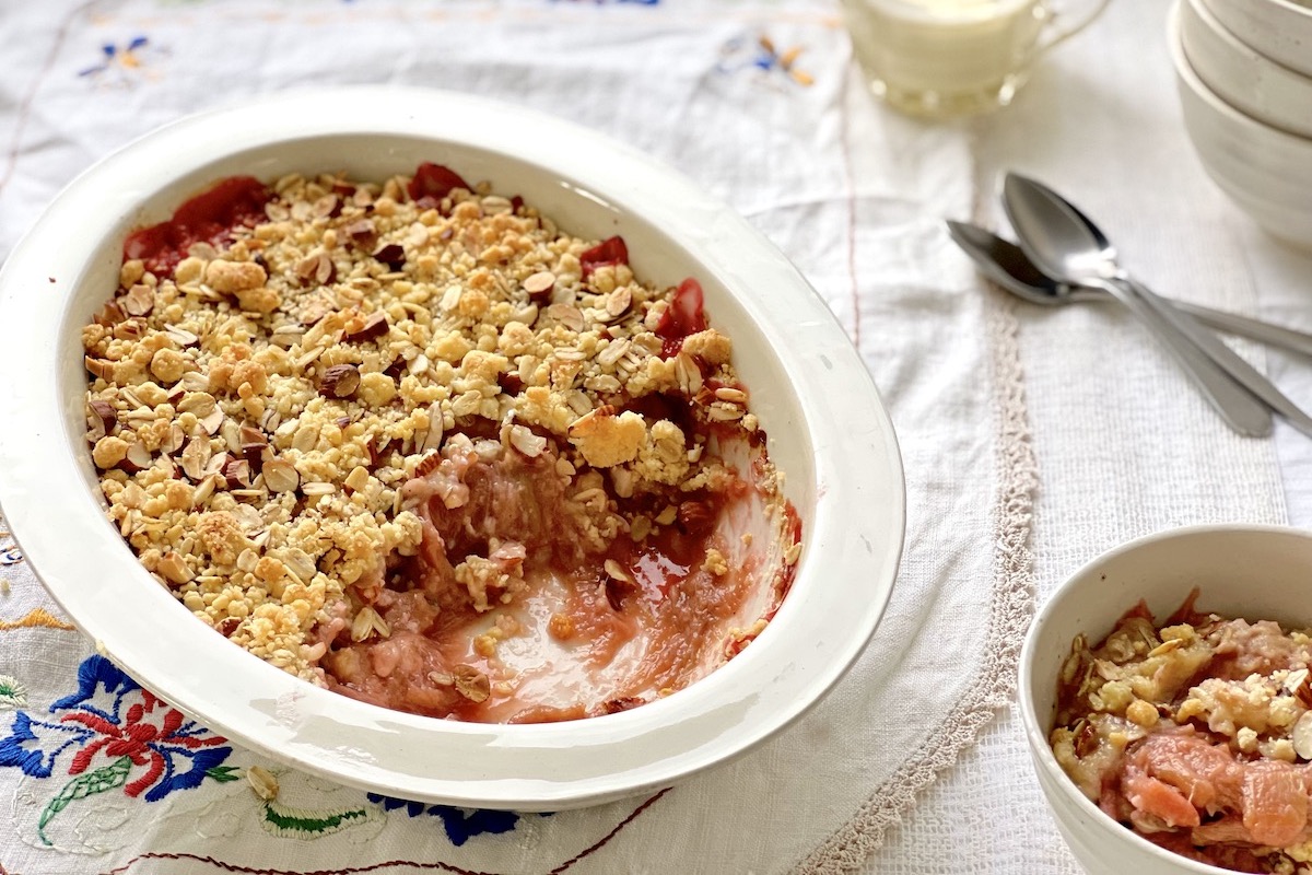 Rhubarb Crumble