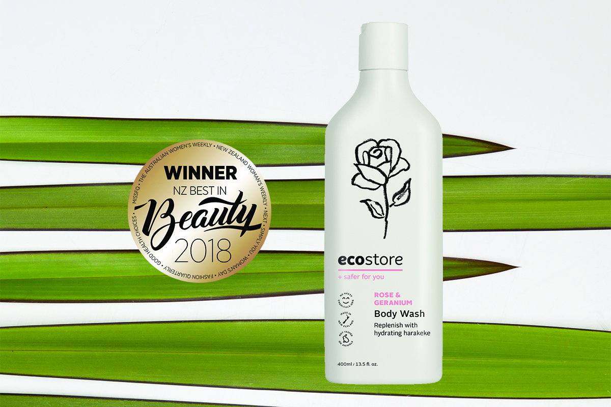 Our Rose & Geranium Body Wash wins!