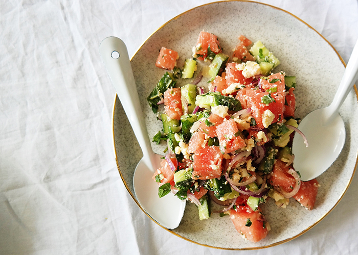 Try this cooling watermelon salad recipe